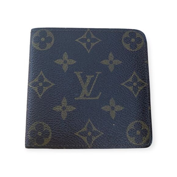 Authentic Louis Vuitton Men's Marco Monogram Bifold Slim Wallet